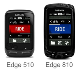 Garmin Edge 810 e Edge 510